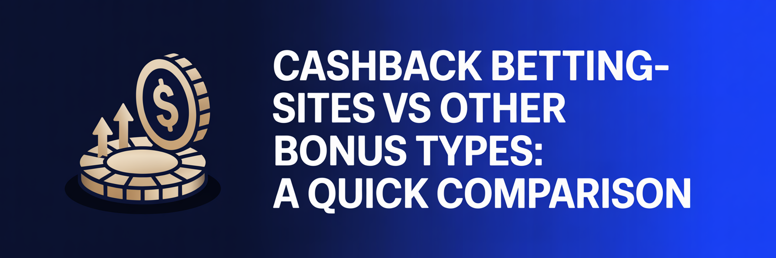 Cashback Betting-Sites vs Other Bonus Types: A Quick Comparison