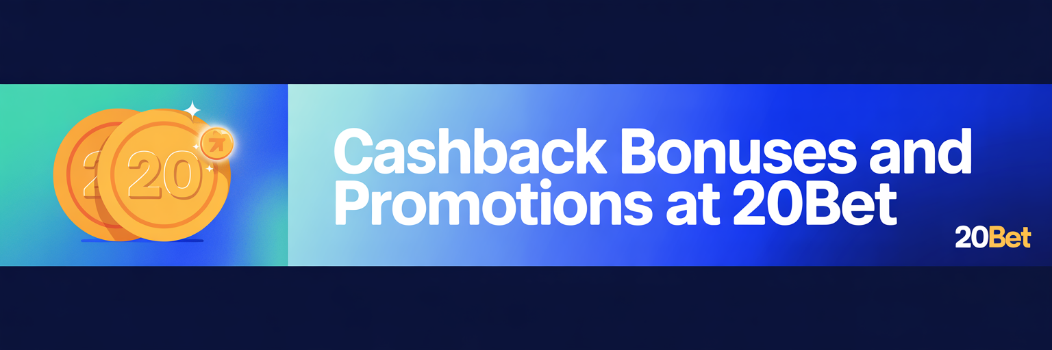Cashback Bonuses and Promotions at 20Bet