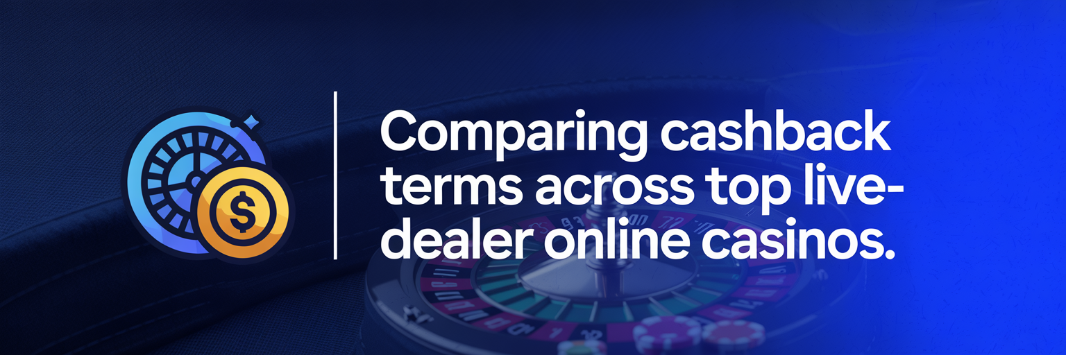 Comparing cashback terms across top live-dealer online casinos