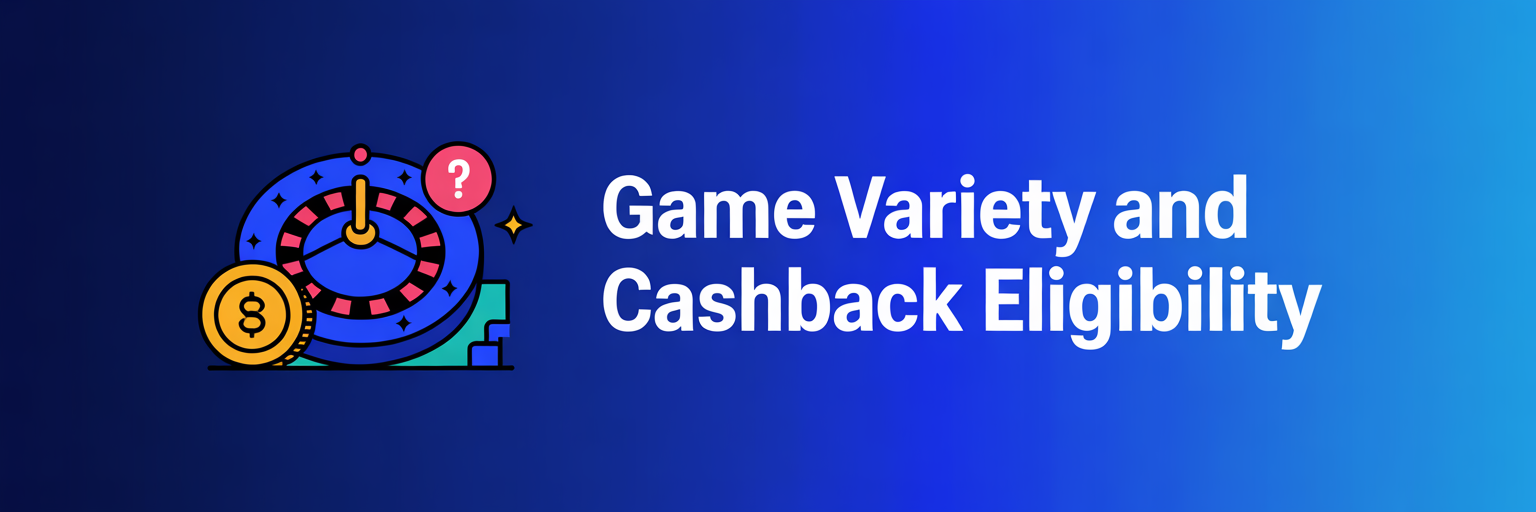 Game Variety and Cashback Eligibility