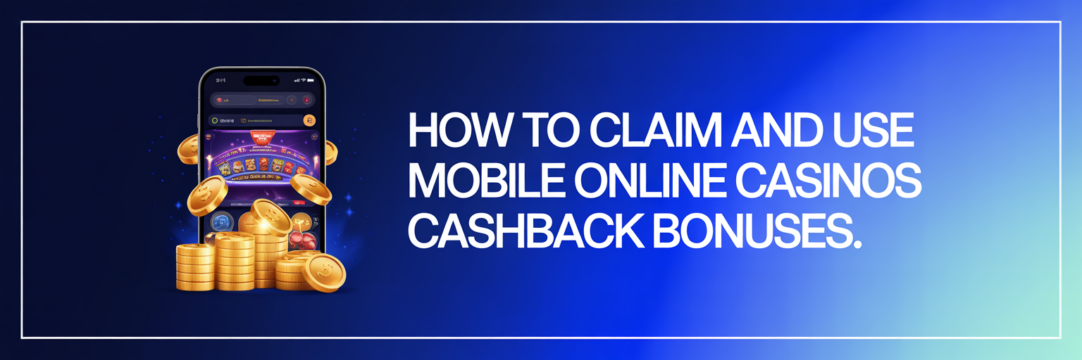 How to Claim and Use Mobile Online Casinos Cashback Bonuses