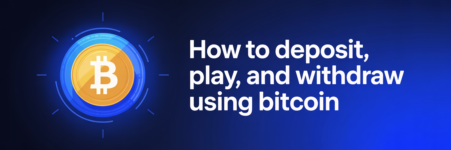 How to Deposit, Play, and Withdraw Using Bitcoin