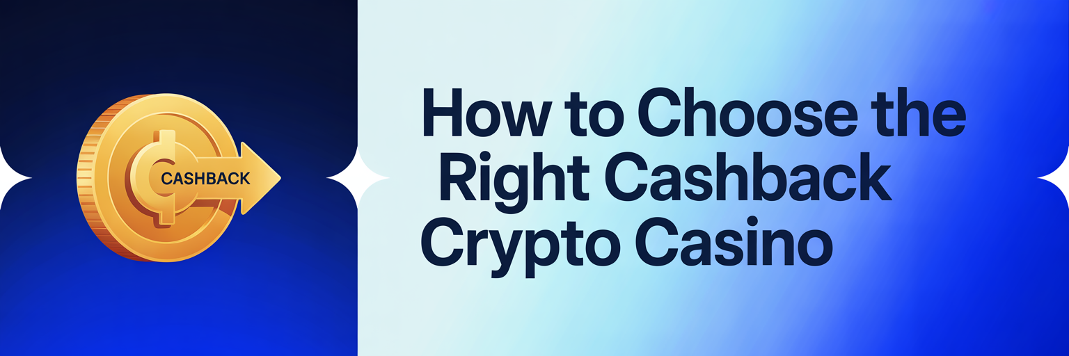 How to choose the right cashback crypto casino