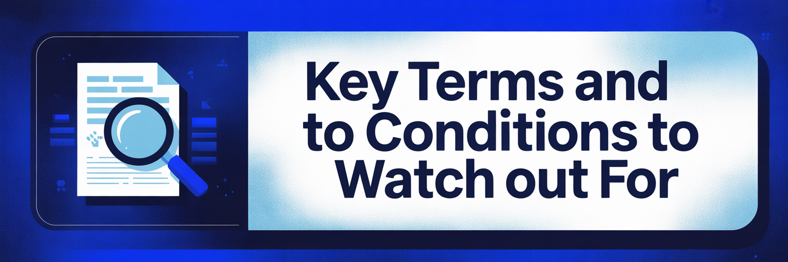 Key Terms and Conditions to Watch Out For