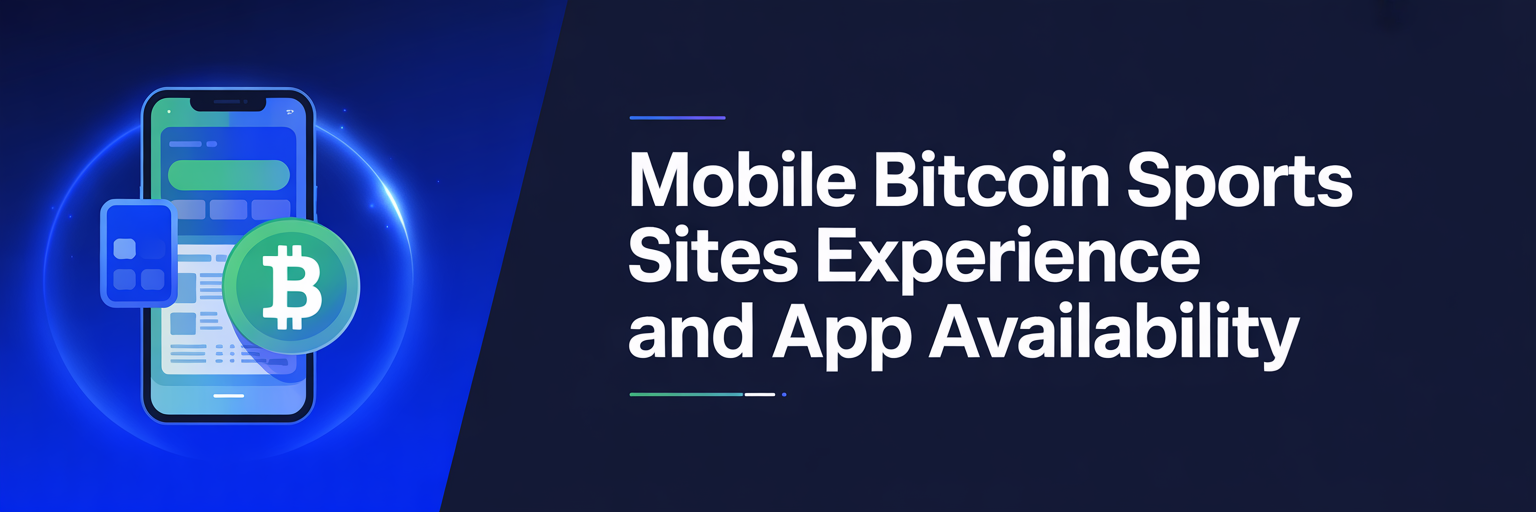 Mobile Bitcoin Sports Betting Sites Experience and App Availability