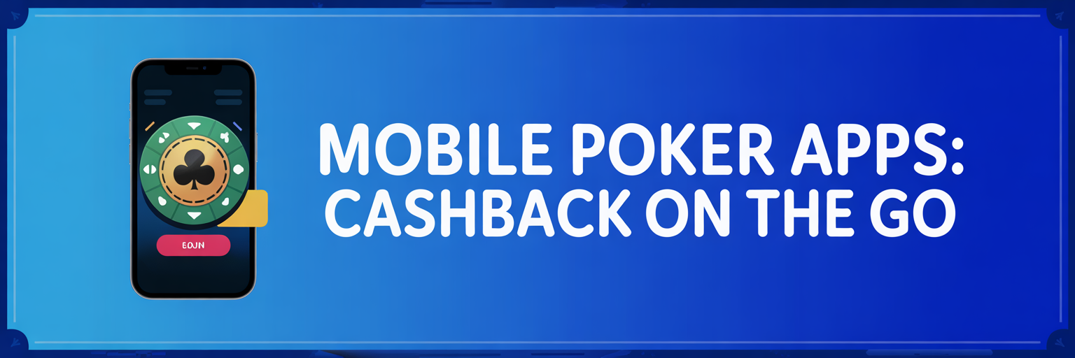 Mobile Poker Apps: Cashback on the Go