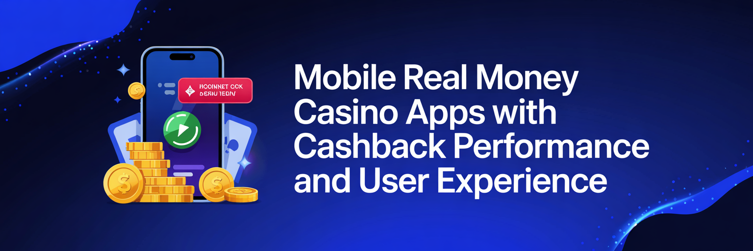Mobile Real Money Casino Apps with Cashback Performance and User Experience