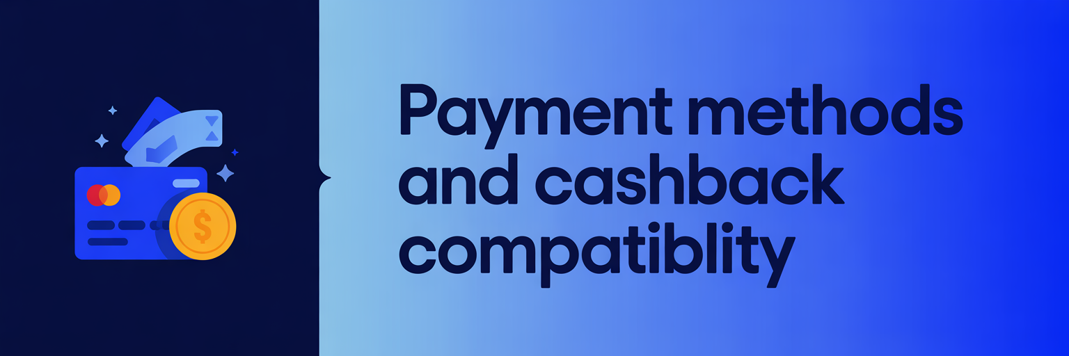Payment Methods and Cashback Compatibility