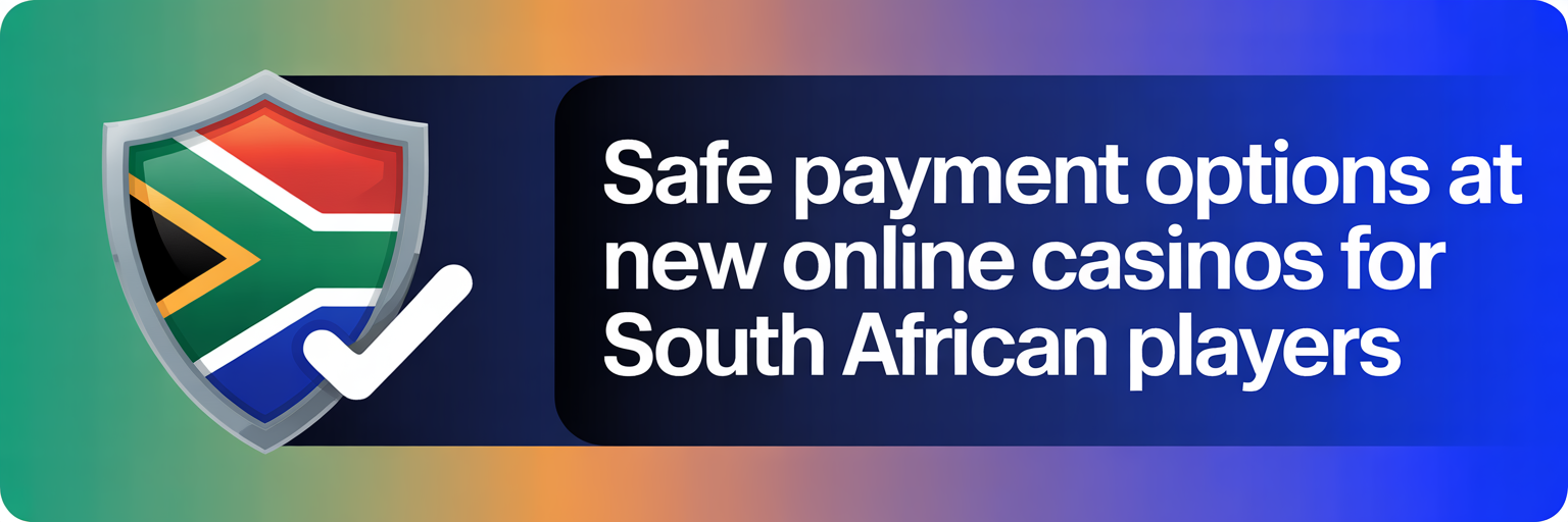 Safe Payment Options at New Online Casinos for South African Players