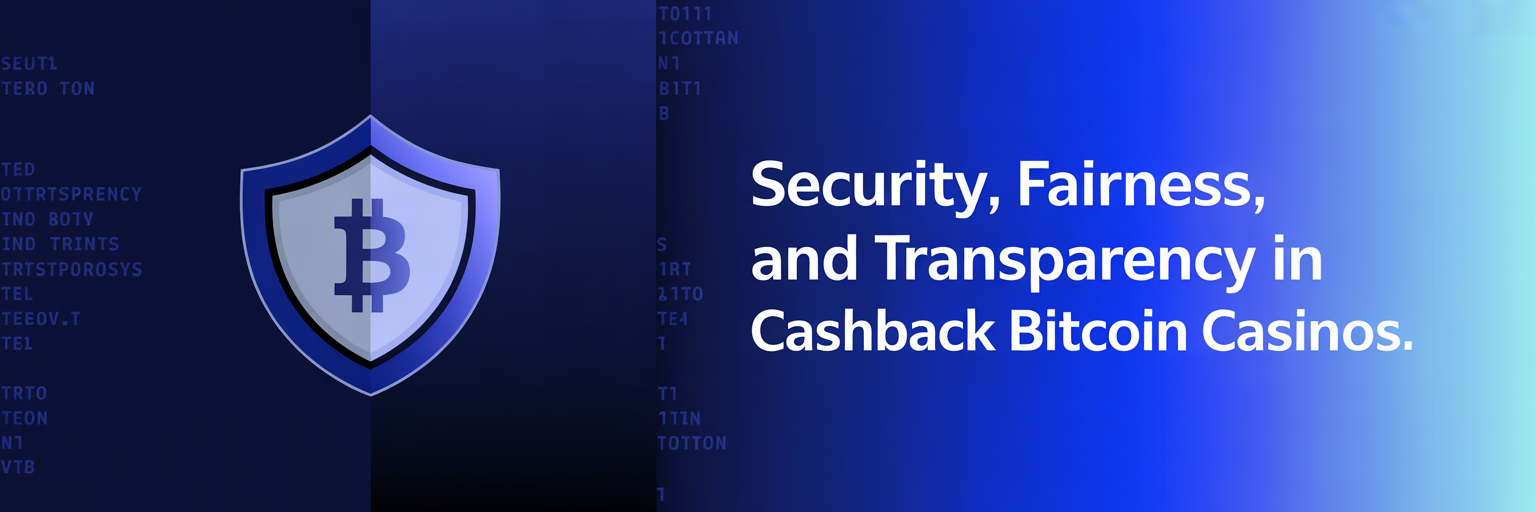 Security, Fairness, and Transparency in Cashback Bitcoin Casinos