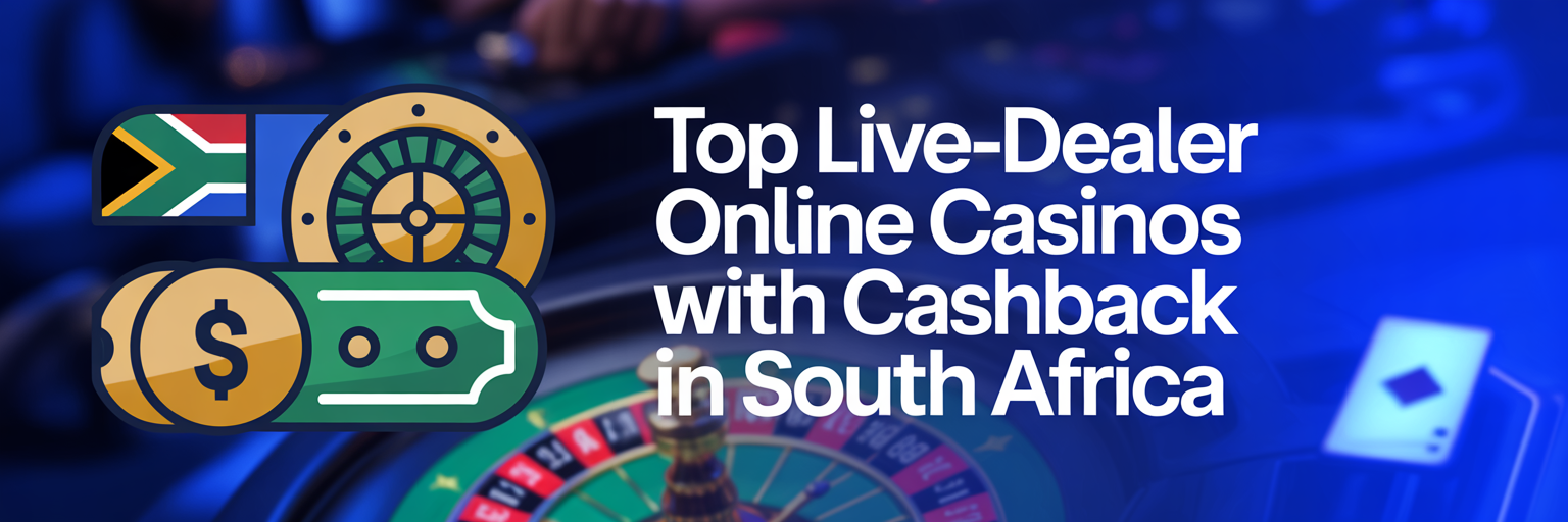 Top live-dealer online casinos with cashback in South Africa