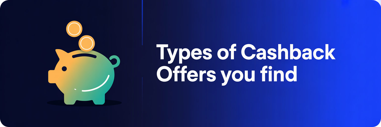 Types of Cashback Offers You Find