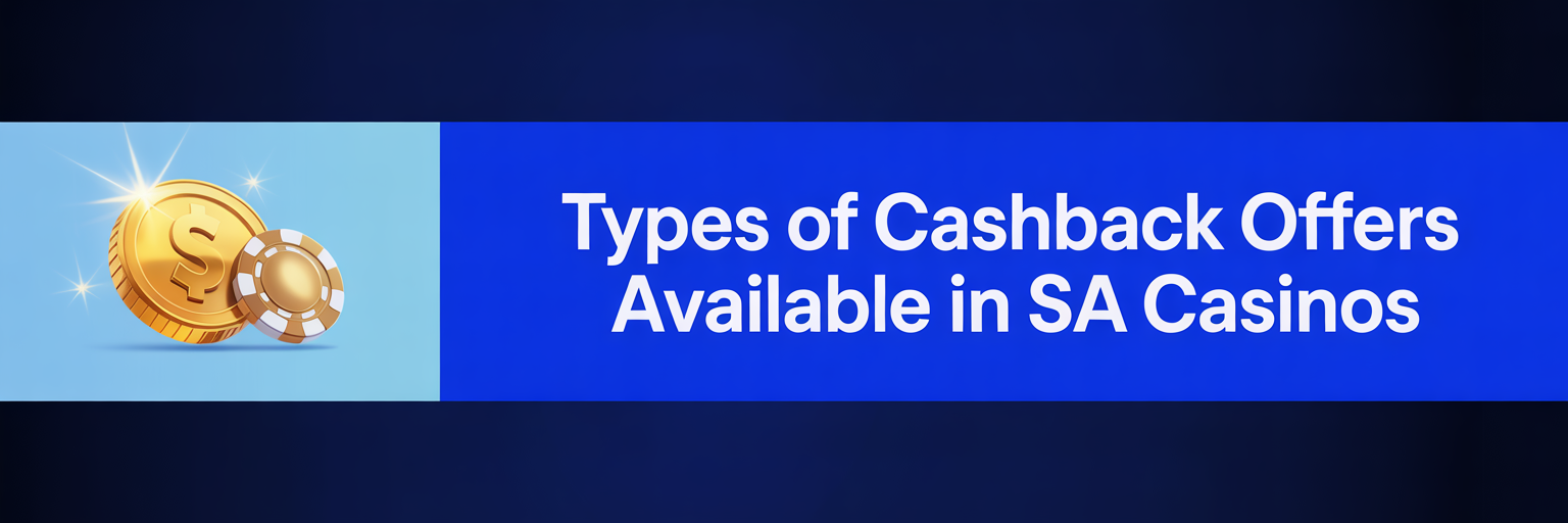 Types of Cashback Offers Available in SA Casinos