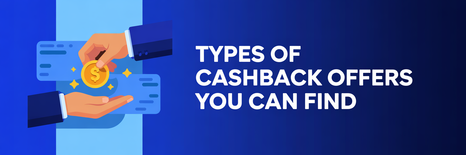 Types of Cashback Offers You Can Find