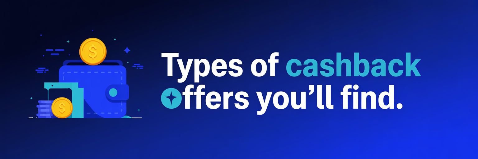 Types of Cashback Offers Youll Find