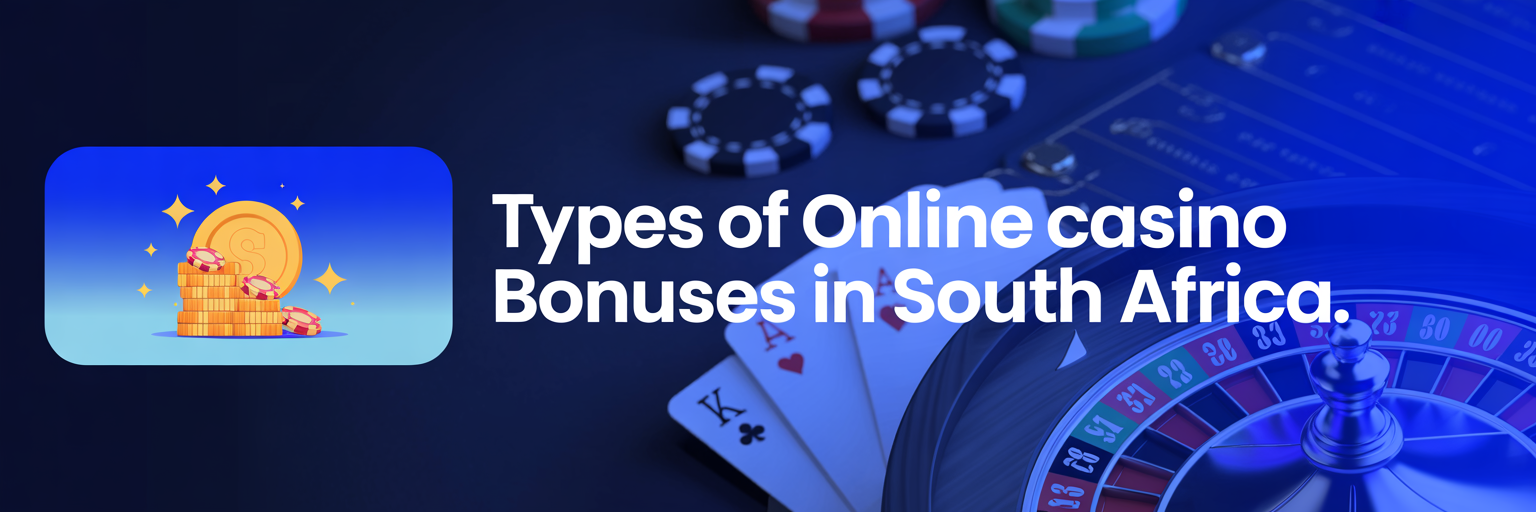 Types of Online Casino Bonuses in South Africa