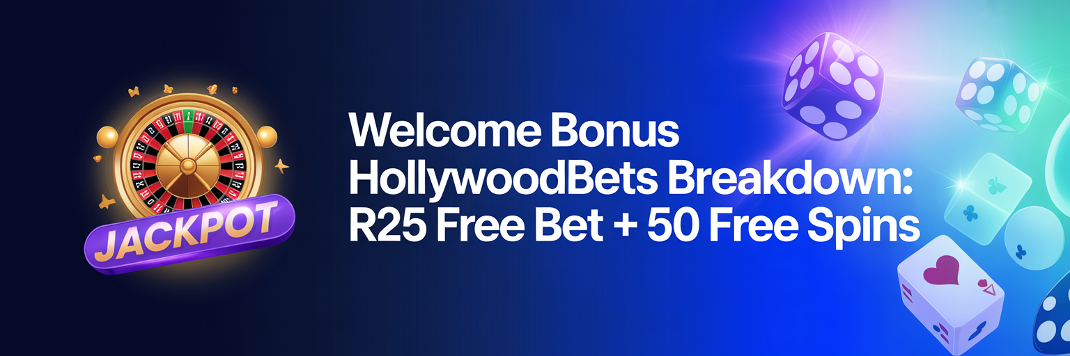 Welcome Bonus Hollywoodbets Breakdown: R25 Free Bet + 50 Free Spins