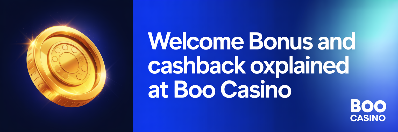 Welcome Bonus and Cashback Offers Explained at Boo Casino